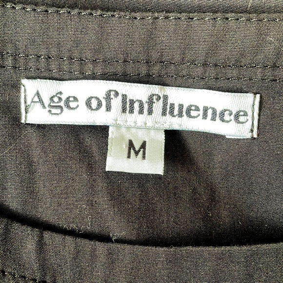 3/4 Sleeve Cotton Poplin Relaxed Fit blouse - Picture 3 of 4